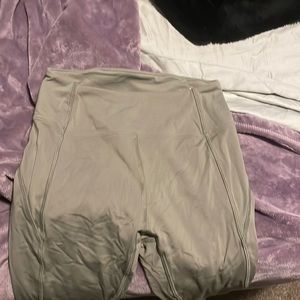 Pink leggings, army green, size xs